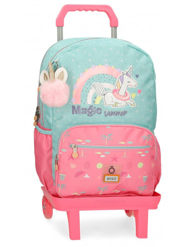 96326T1 ADAPT. BACKPACK 42CM 2C.W/TROLLEY MAGIC SUMMER